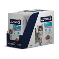 Advance mokré krmivo, 24 x 85g - 16 + 8 zdarma - Kitten krocan