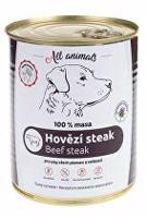 All Animals DOG hovězí steak 800g + Množstevní sleva