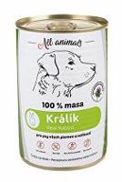 All Animals DOG králík mletý 400g + Množstevní sleva