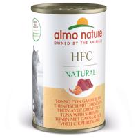 Almo Nature HFC 12 x 140 g - Tuňák & krevety