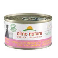 Almo Nature HFC 6 x 95 g - Telecí se šunkou