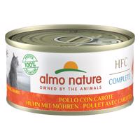 Almo Nature HFC Complete 6 x 70 g - losos a tuňák s mrkví