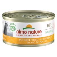 Almo Nature HFC Natural 24 x 70 g výhodné balení - kuřecí prsa