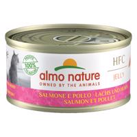 Almo Nature HFC Natural 6 x 70 g - HFC losos s kuřecím v želé