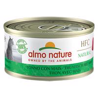 Almo Nature HFC Natural 6 x 70 g - HFC tuňák a kukuřice