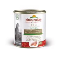 Almo Nature HFC Natural Cat s kuřecím masem a krevetami 12 × 280 g