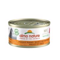 Almo Nature HFC Natural Megapack kuřecí a tuňák 6 × 70 g