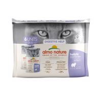 Almo Nature Holistic Digestive Help kombinované balení s rybami a drůbežím masem 6× 70 g