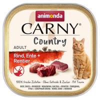 animonda Carny Adult Country hovězí, kachní a sobí maso 32 × 100 g