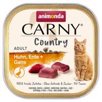 Animonda Carny Country Adult 32 x 100 g - kuřecí, kachní, husí