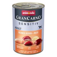 Animonda GranCarno Adult Sensitiv čisté kuřecí maso + rýže 6x400g