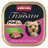 animonda vom Feinsten Mini hovězí, kachna a oregano 32 × 100 g