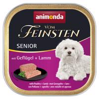 Animonda Vom Feinsten Senior drůbeží a jehněčí maso 22x150g