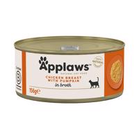 Applaws konzervy 6 x 156 g - 5 + 1 zdarma - Kuře & dýně