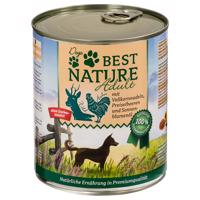 Best Nature Dog Adult 12×800 g – výhodné balení - zvěřina, kuřecí & nudle