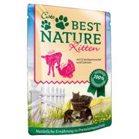 Best Nature Kitten 32 x 85 g Výhodné balení - krůtí a telecí