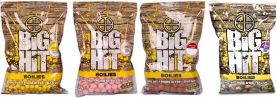 Boilies Crafty Catcher Big Hit 15mm / 1kg Variant: Raspberry & Black Pepper/Malina & Čierne korenie