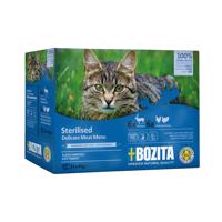 Bozita Indoor & Sterilised míchané balení 2 x 12 kapsiček (24 x 85 g) - v omáčce