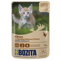 Bozita kousky v omáčce Kitten 12 kapsiček (12 x 85 g) - kuřecí