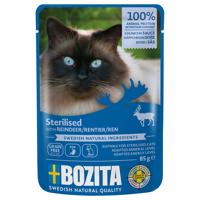 Bozita kousky v omáčce Sterilised 12 kapsiček (12 x 85 g) - sobí