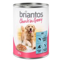 Briantos Chunks in Gravy 24 x 415 g - 20 + 4 zdarma - losos s mrkví