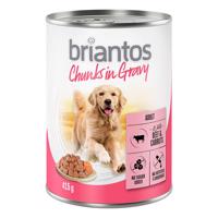 Briantos Chunks in Gravy 6 x 415 g - hovězí s mrkví