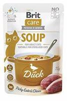 Brit Care Cat Soup with Duck 75g 5 + 1 ZDARMA