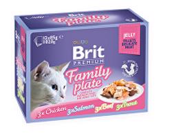 Brit Premium Cat D Fillets in Jelly Family Plate 1020g + Množstevní sleva