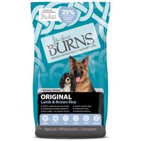 Burns Dog Adult & Senior Original jehněčí & hnědá rýže - Výhodné balení: 2 x 12 kg