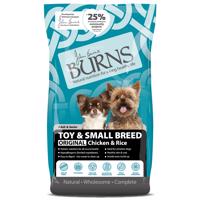 Burns Dog Adult & Senior Original Toy & Small Breed Chicken & Brown Rice - 2 x 6 kg