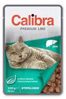 Calibra Cat  kapsa Premium Sterilised Liver 100g + Množstevní sleva 5 + 1 ZDARMA