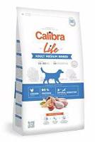 Calibra Dog Life Adult Medium Breed Chicken 12kg + malé balení zdarma