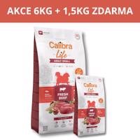 Calibra Dog Life Adult Small Fresh Beef 6kg + 1,5kg ZDARMA