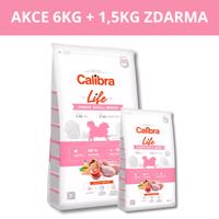 Calibra Dog Life Junior Small Breed Chicken 6kg + 1,5kg ZDARMA