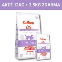 Calibra Dog Life Junior Small&Medium Breed Lamb 12kg + 2,5kg ZDARMA