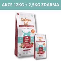 Calibra Dog Life Junior Small&Medium Fresh Beef 12kg + 2,5kg ZDARMA