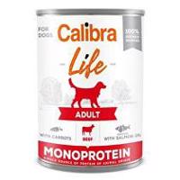 Calibra Dog Life  konz.Adult Beef with carrots 400g + Množstevní sleva