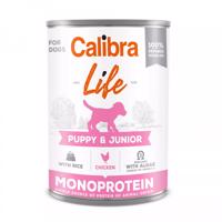 Calibra Dog Life konzerva Puppy & Junior Chicken with Rice 400g EXPIRACE 5/2024