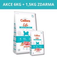 Calibra Dog Life Senior Small Breed Lamb 6kg + 1,5kg ZDARMA