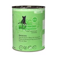 catz finefood konzerva výhodné balení 12 x 400 g - Hovězí & kachna