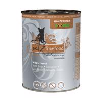 catz finefood Monoprotein zooplus 6 x 400 g - divočák