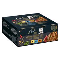 Cesar Natural Goodness - multibalení 3 variace - Kuřecí, krůtí a bílé ryby (24 x 400 g)