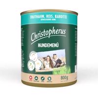 Christopherus krmivo pro psy krocan s rýží a mrkví 6 × 800 g