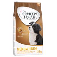 Concept for Life granule, 12 kg - 10 % sleva - Medium Junior