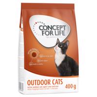 Concept for Life granule, 400 g - 35 % sleva!  - Outdoor Cats – vylepšená receptura