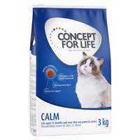 Concept for Life granule, 9 / 10 kg  za skvělou cenu - Calm (3 x 3 kg)