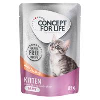 Concept for Life kapsičky, 12 x 85 g - 10 % sleva! - Kitten losos bez obilovin – v omáčce