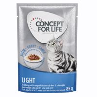 Concept for Life kapsičky, 48 x 85 g za skvělou cenu! - Light Cats v omáčce