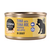 Cosma Bowl 24 x 80 g - výhodné balení - tuňák s jikrami tuňáka