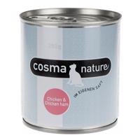 Cosma Nature 6 x 280 g - Kuře & kuřecí šunka